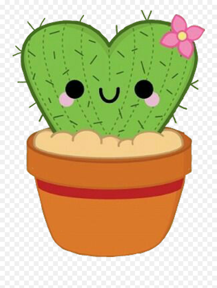 Cute Cactus Clipart Png Transparent Png Emoji,Cute Cactus Clipart