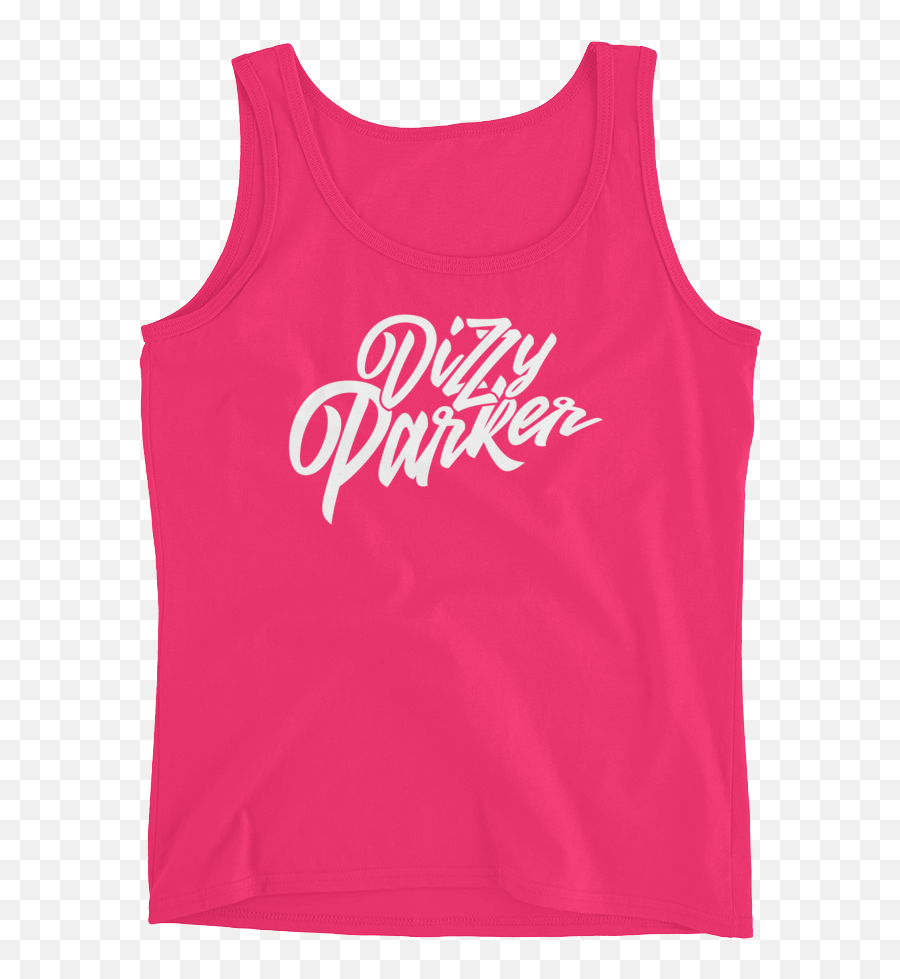 Ladies Tank Tight U2014 Dizzy Parker Emoji,Pink Ladies Logo