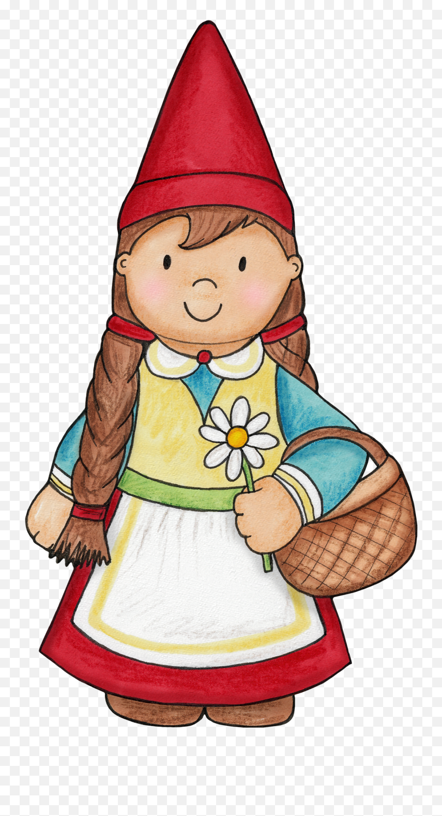 Clip Art Garden Gnome Openclipart - Girl Garden Gnome Clipart Emoji,Gnome Clipart
