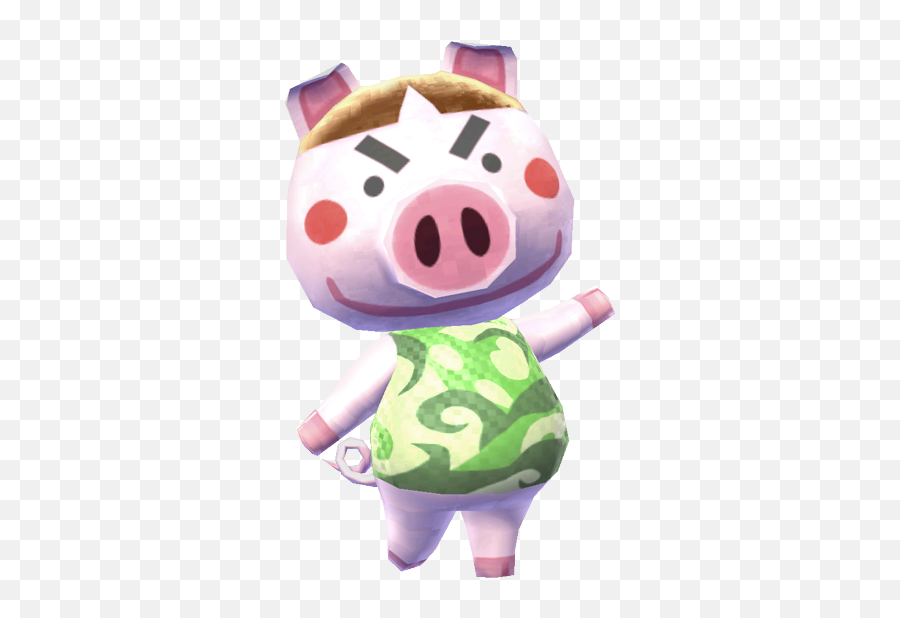 Download Hd Leaf And Pig Emoji - Truffles Animal Crossing,Pig Emoji Png