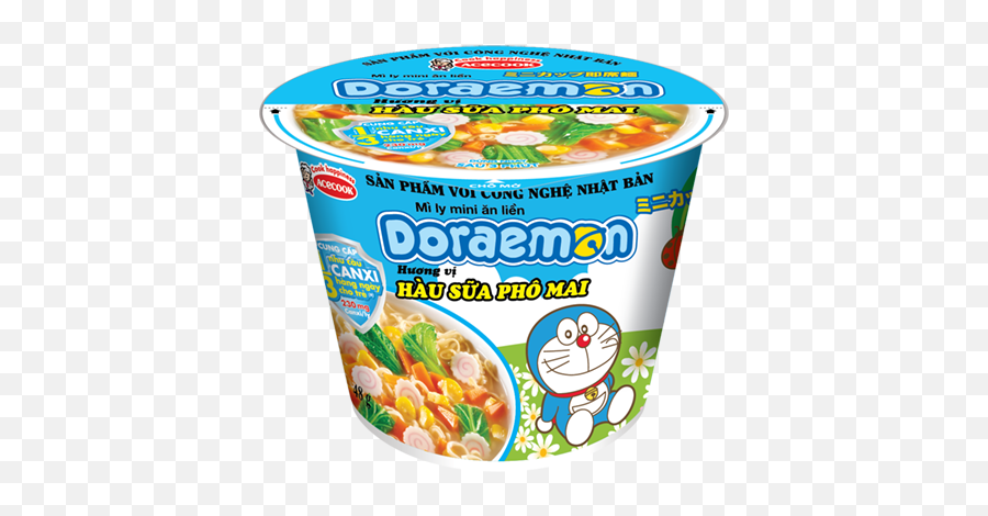 Doraemon Mini Instant Noodle Cup U2013 Acecook Vit Nam Emoji,Doraemon Png