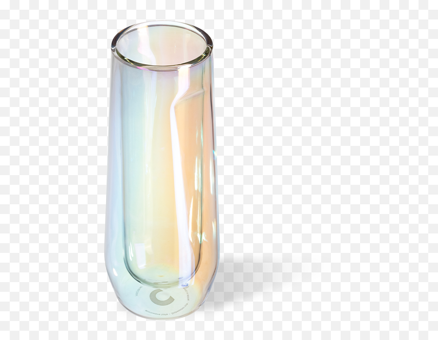 Stemless Flute Glass Set 2 Emoji,Flute Transparent