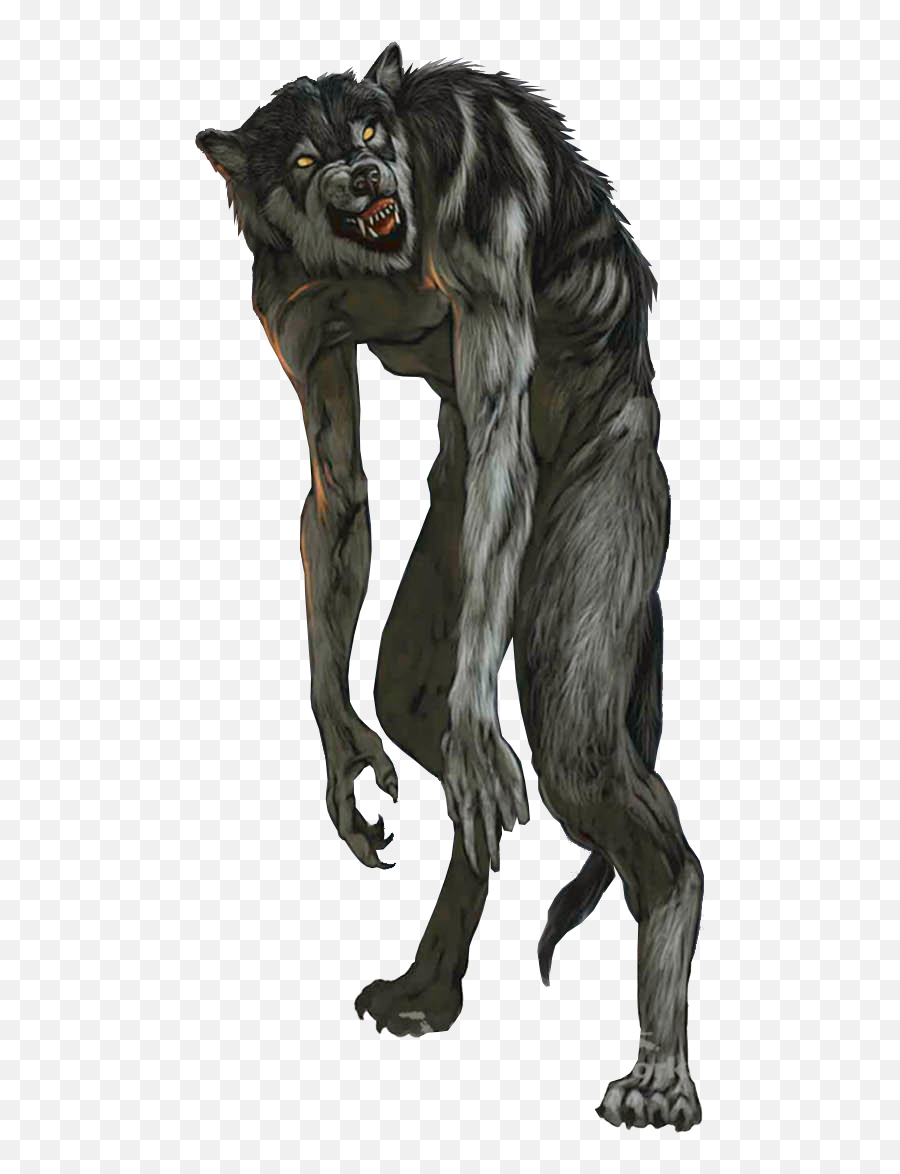 Werewolf Png Alpha Channel Clipart - Werewolf Transparent Background Emoji,Werewolf Png