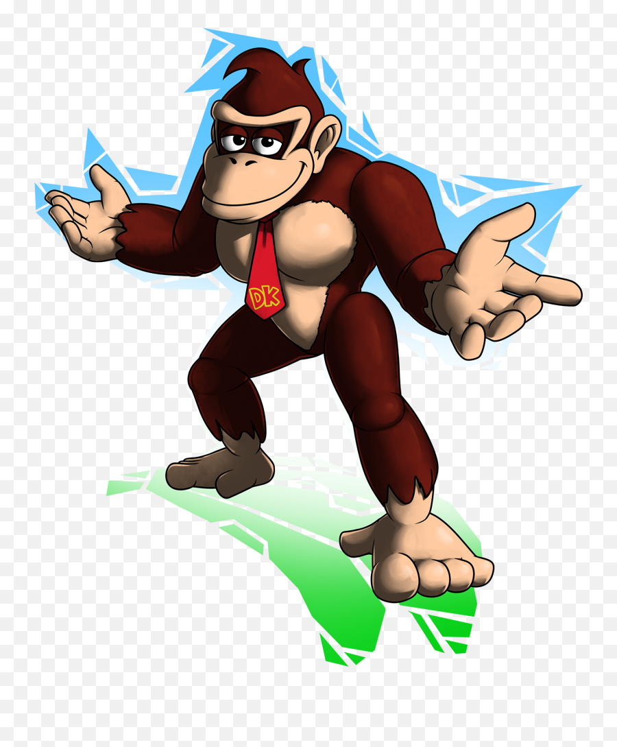 King For - Cartoon Donkey Kong Emoji,Donkey Kong Logo