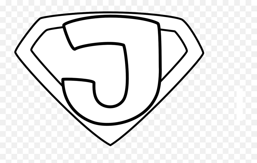 Line Art Angle Area Png Clipart - Super Jesus Emoji,Superman Logo Outline