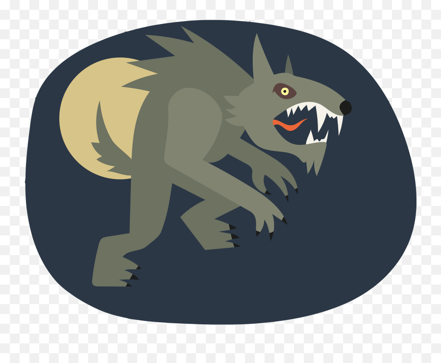 Werewolf Clipart - Dragon Emoji,Werewolf Clipart