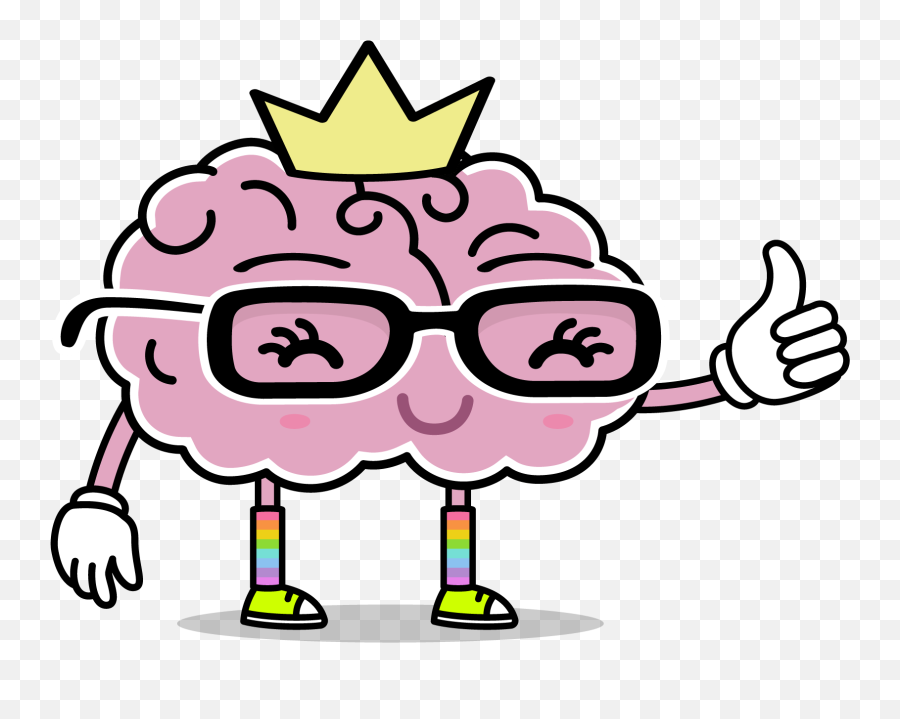 Happy Brain Clipart - Transparent Happy Brain Clipart Emoji,Brain Clipart Png