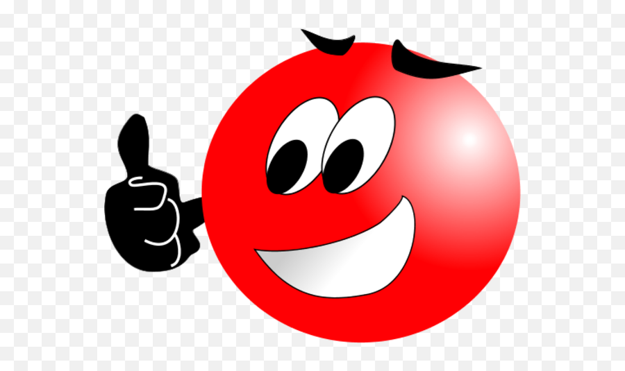 Red Smiley Face Clip Art - Smiling Face Red Emoji,Smiley Face Png