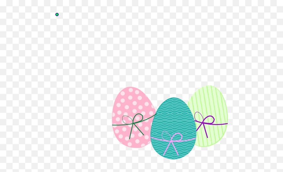 Easter Eggs Clip Art At Clkercom - Vector Clip Art Online 3 Easter Eggs Vector Emoji,Easter Egg Clipart
