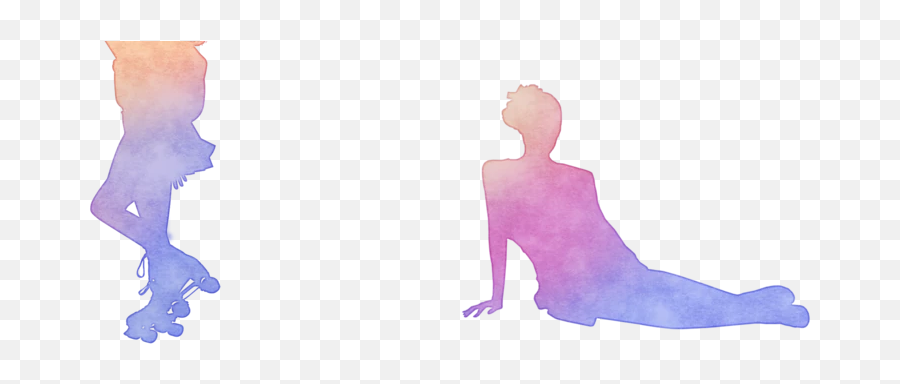 Color Watercolor People Silhouette Ai Png Images Psd Free - Yoga Emoji,Human Silhouette Png