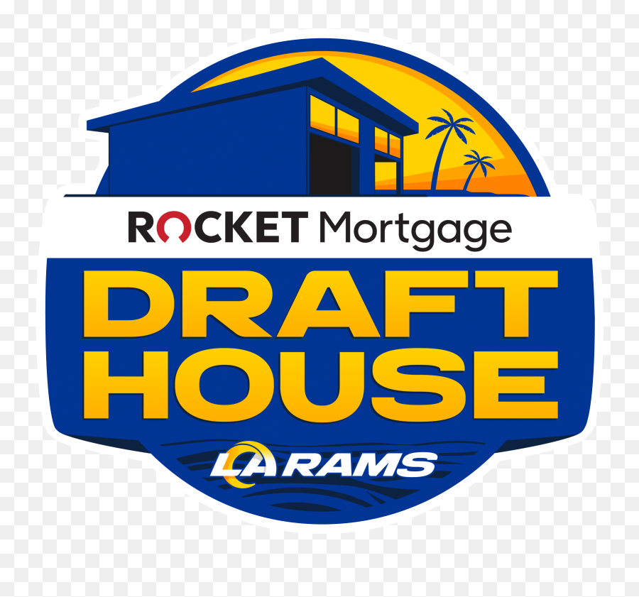 Los Angeles Rams Are On The Clock At The Rocket Mortgage - La Rams At Draft House Emoji,New L.a.rams Logo