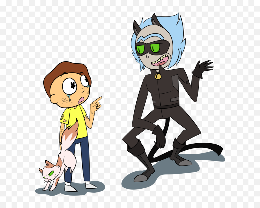 Rick And Morty Clipart Different Kind - Rick And Morty Miraculous Emoji,Kind Clipart