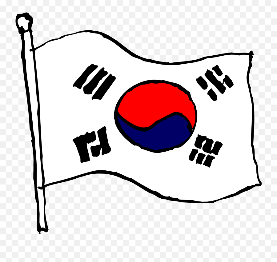 South Korean Flag Gif - Korean Flag Clipart Gif Emoji,Korean Flag Png