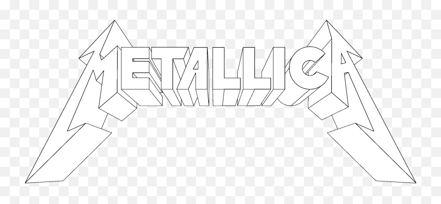 Metallica Logo Png Transparent Svg - Horizontal Emoji,Metallica Logo