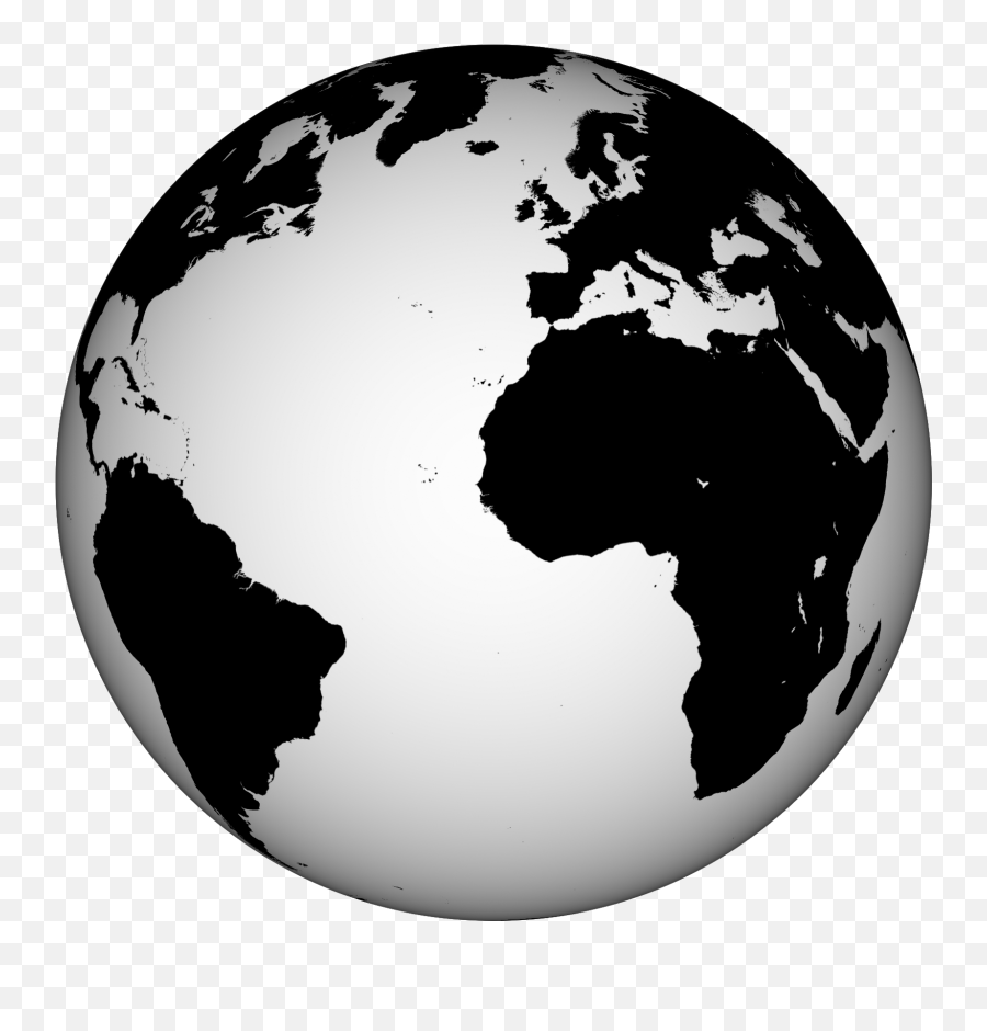 Pictures Png Transparent Background - Black Transparent Globe Png Emoji,Earth Png