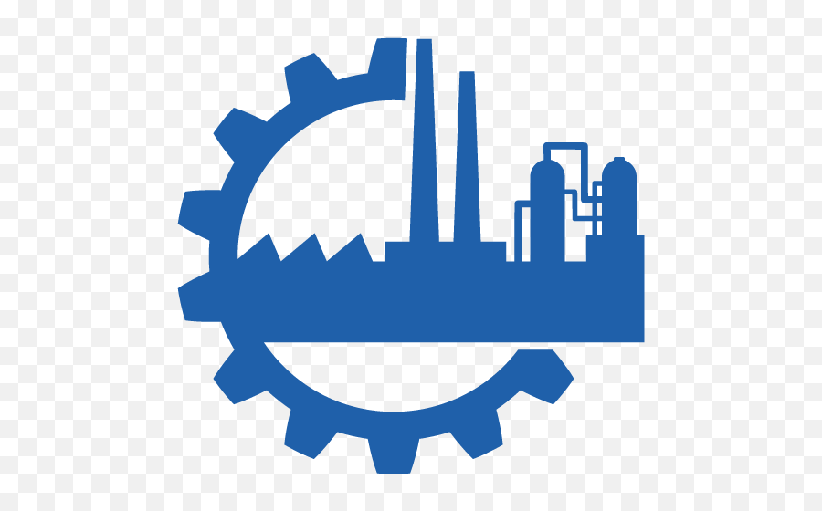Factory - Vector Blue Factory Icon Clipart Full Size Emoji,Factory Icon Png