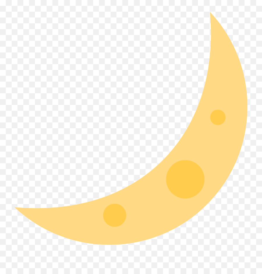 Crescent Moon Emoji Clipart Free Download Transparent Png - Twitter Emoji Moon,Crescent Moon Clipart