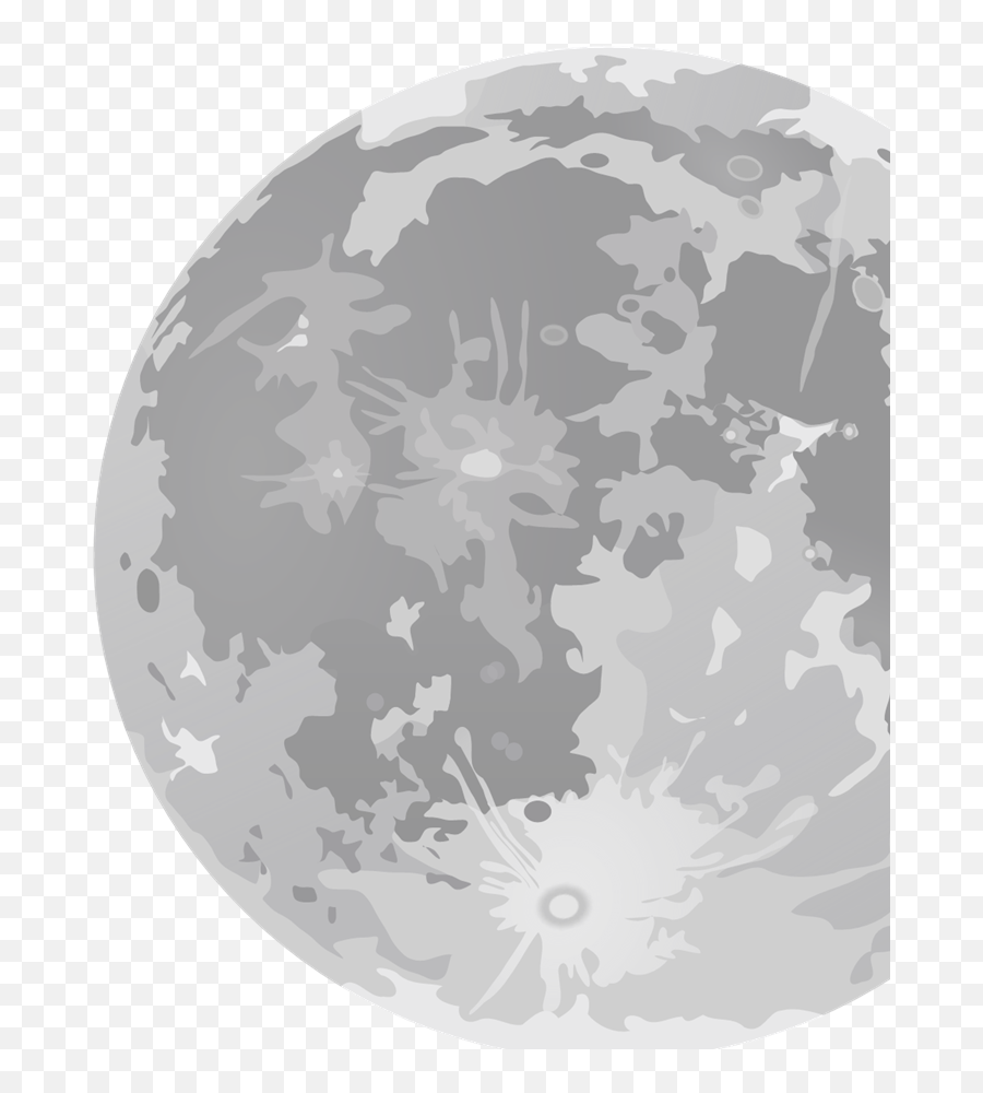 Full Moon Svg Vector Full Moon Clip Art - Svg Clipart Moon Map Vector Emoji,Moon Clipart Black And White