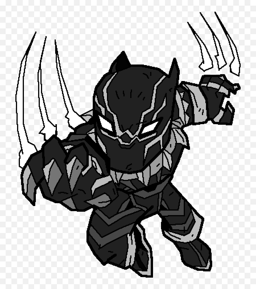 Black Panther Chibi Png - Demon Emoji,Black Panther Png