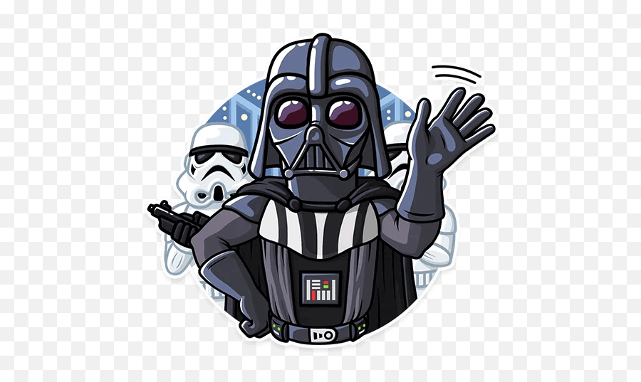 Darth Vader Sticker Package For Telegram - Darth Vader Sticker Png Emoji,Darth Vader Png