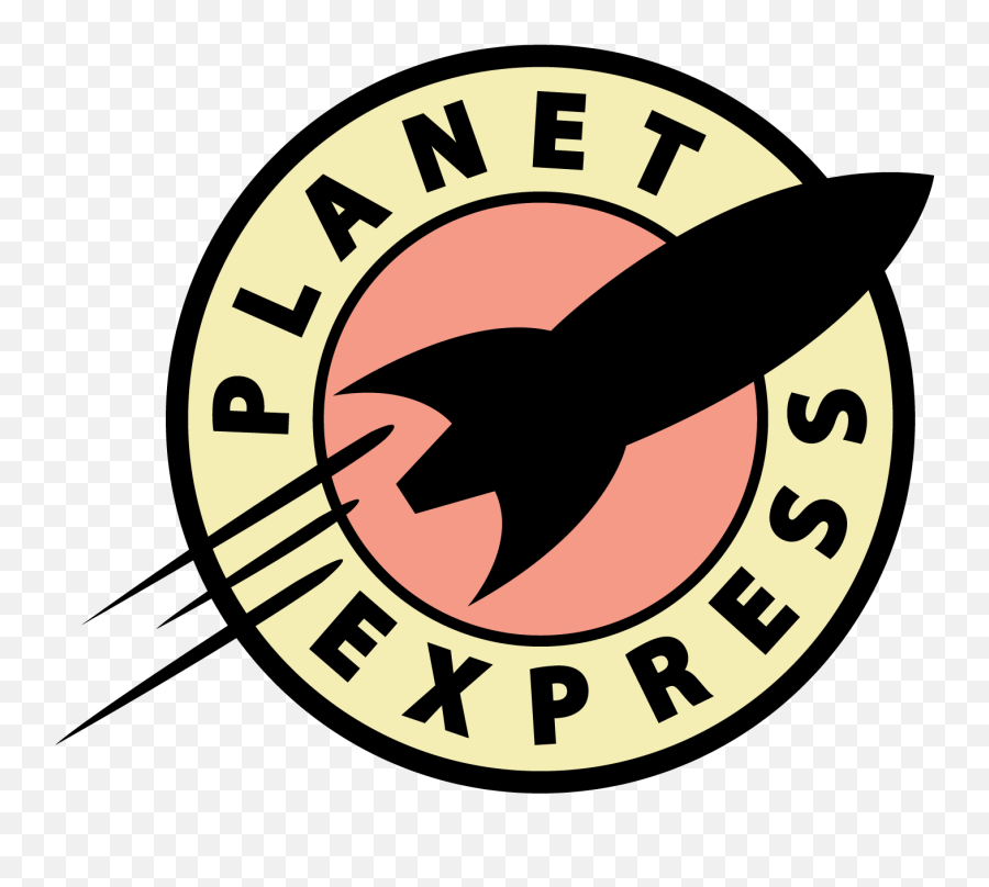 Planet Express Logo Png - Planet Express Sticker Emoji,Planet Express Logo
