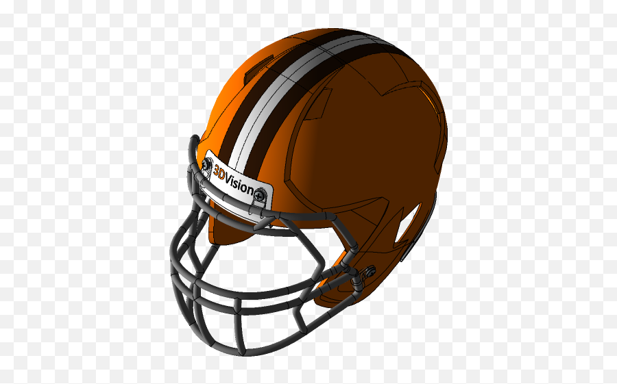 Football Helmet - 3d Football Helmet Stl Emoji,Football Helmet Png