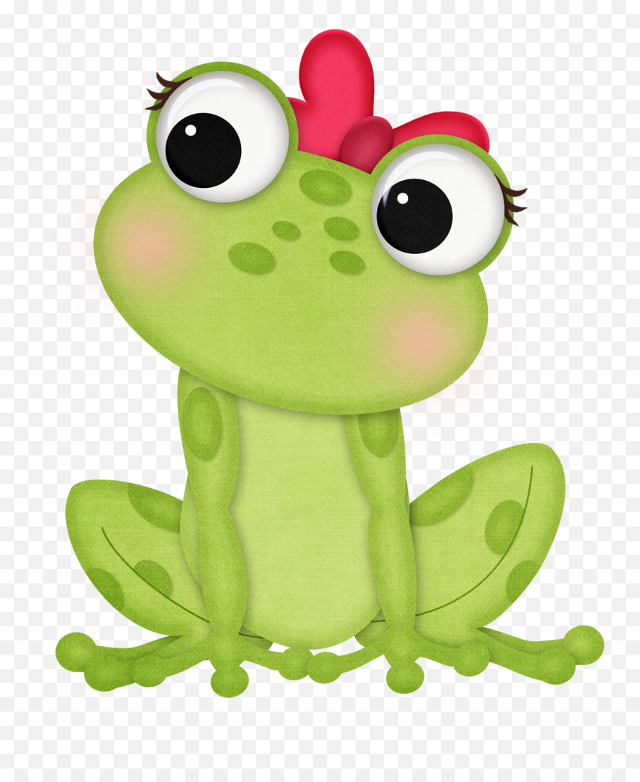 Pin - Cartoon Frog Girl Png Emoji,Frogs Clipart