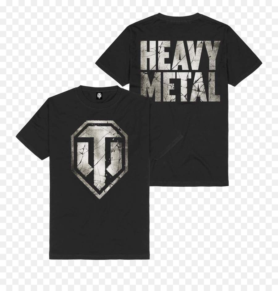 Bravado - Heavy Metal Logo World Of Tanks Tshirt Billy Talent T Shirt Afraid Of Heights Emoji,Black Metal Logo