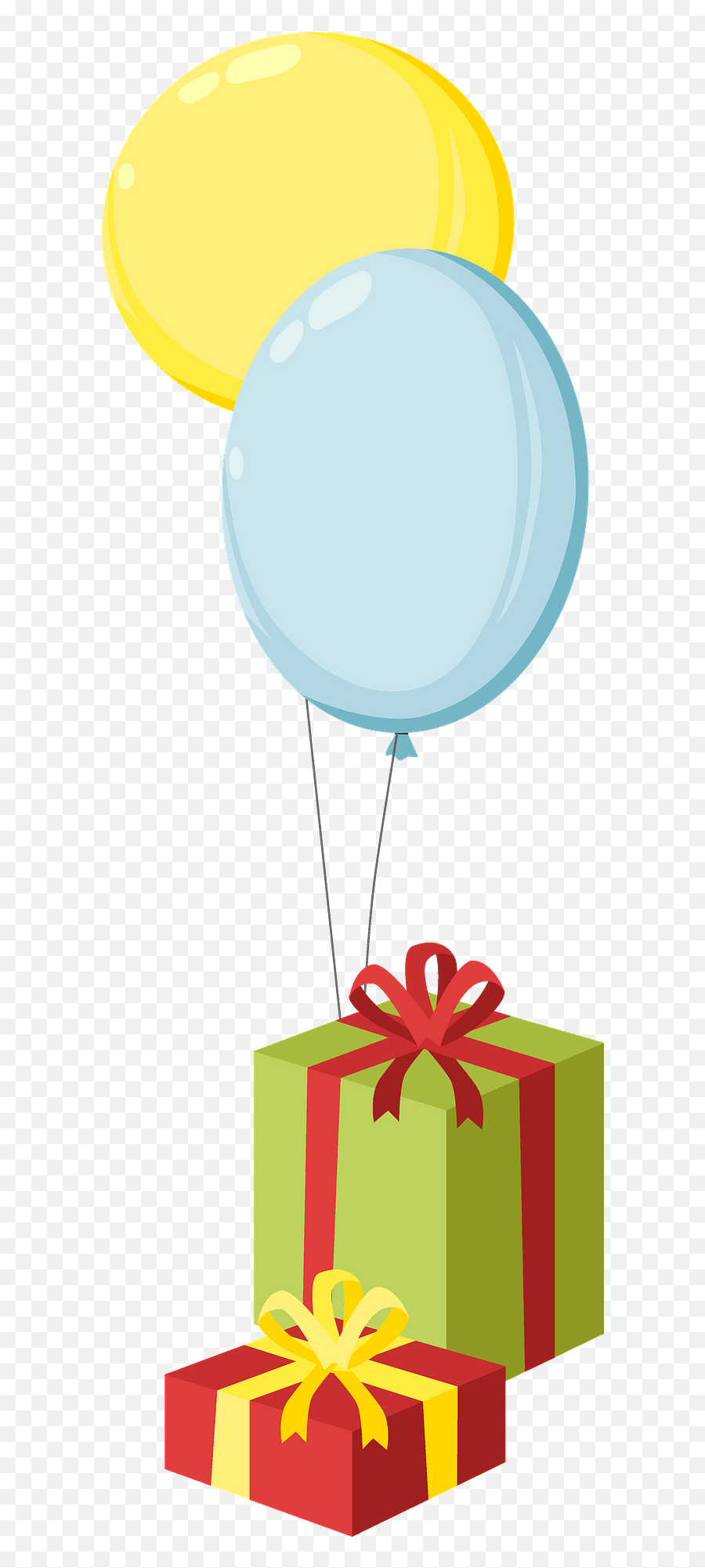 Birthday Gifts And Balloons Clipart Free Download - Gifts And Balloons Png Emoji,Birthday Balloon Clipart