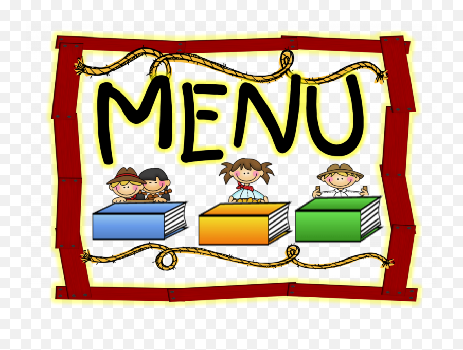 October Lunch Menu Happy School Menu - Menu Clipart Emoji,School Lunch Clipart