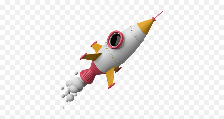 Premium Flying Rocket 3d Download In Png Obj Or Blend Format - Rocket 3d Illustration Emoji,3d Png