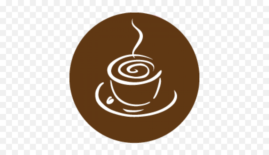 Icon Coffee Png Transparent Background - Coffee Icon Circle Png Emoji,Coffee Png