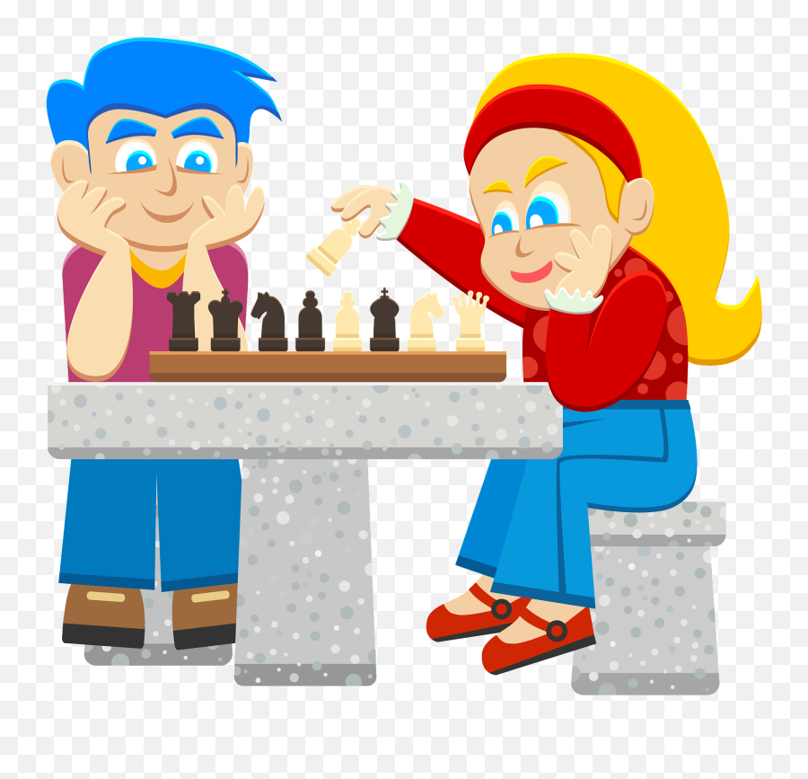 Kids Playing Chess Clipart Free Download Transparent Png Emoji,Kids Playing Png