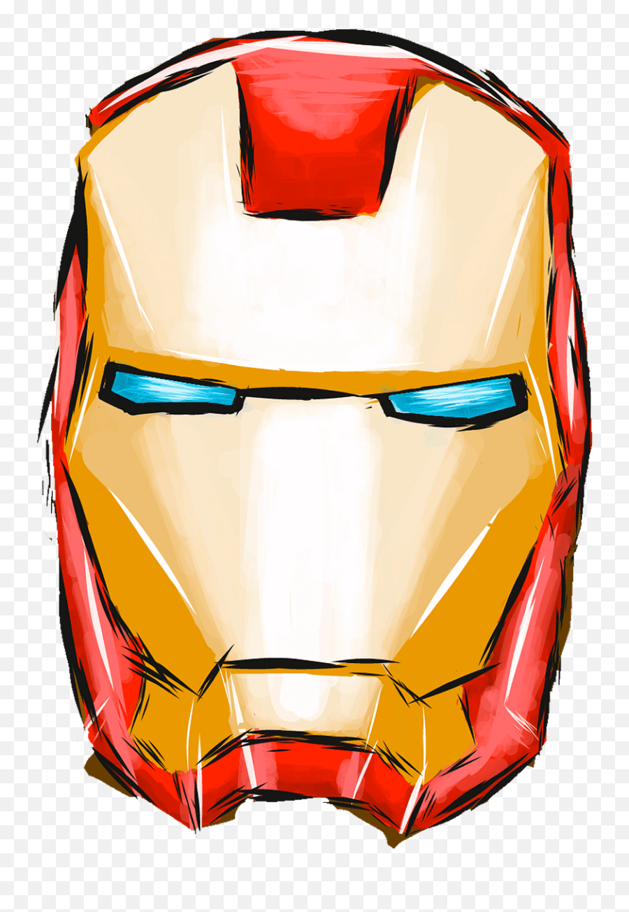 Iron Man Helmet Clipart - Casco De Iron Man Png Download Iron Man Emoji,Iron Man Png
