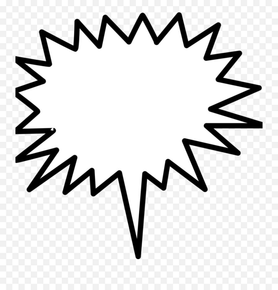 Star Burst Png Files Clipart - Transparent Exclamation Speech Bubble Emoji,Starburst Clipart