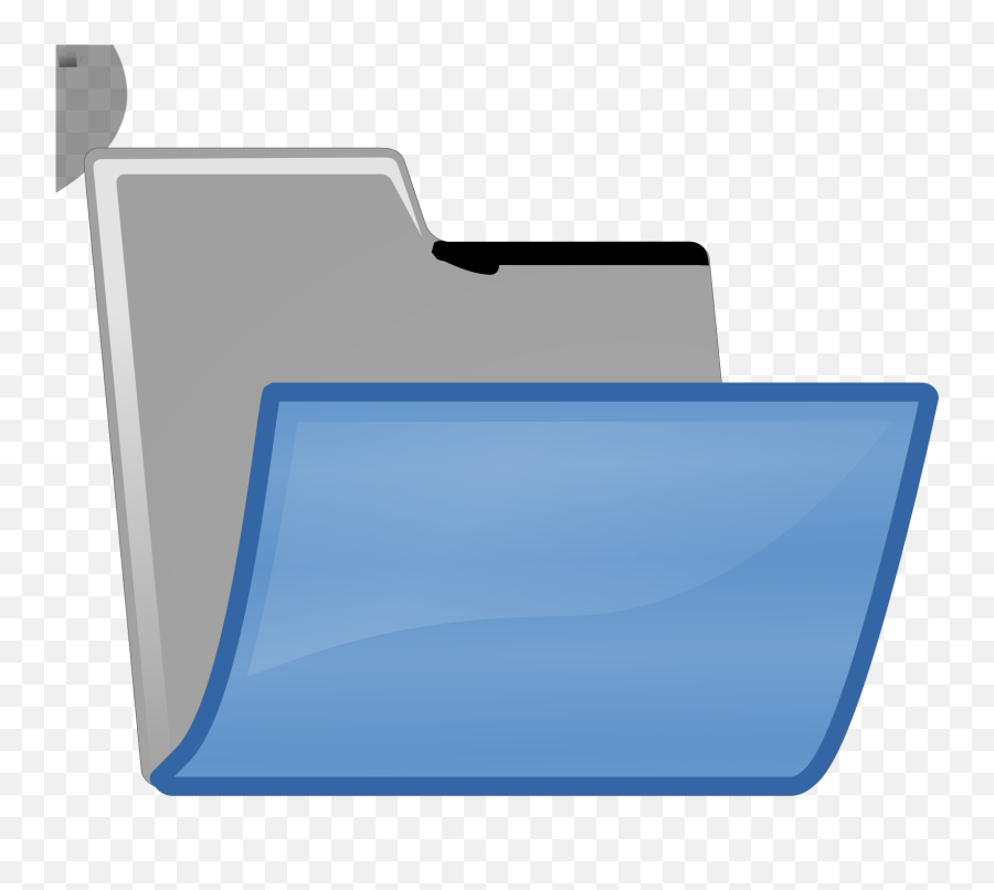Blue Folder Png Svg Clip Art For Web - Horizontal Emoji,Folder Clipart