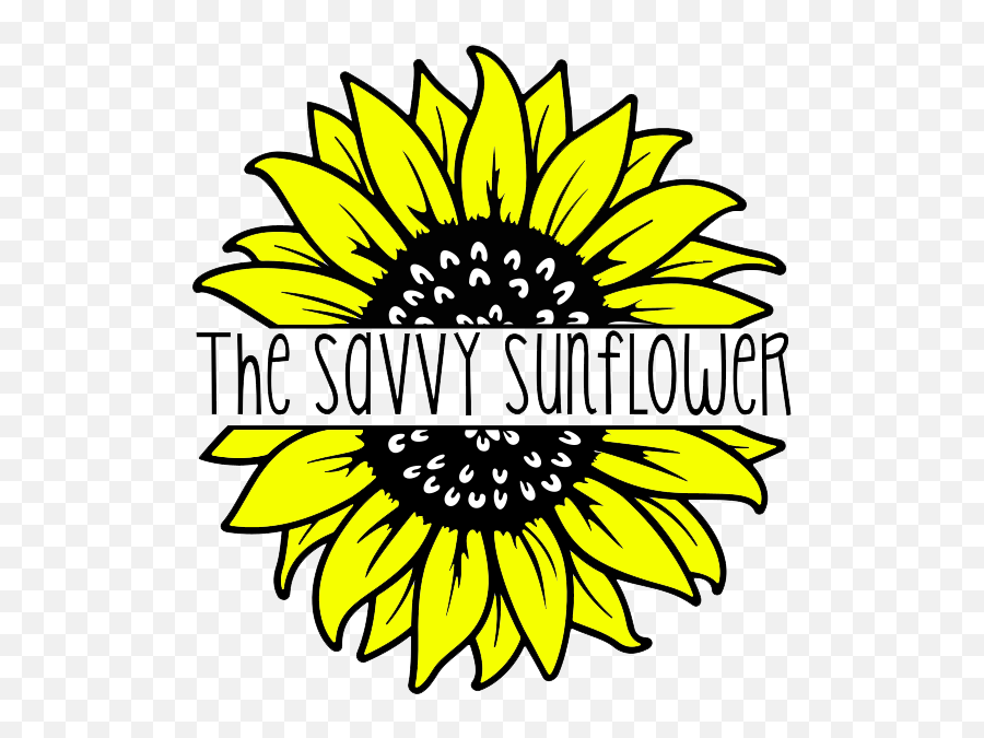 The Savvy Sunflower Boutique - Sunflower Svg Emoji,Sunflower Logo