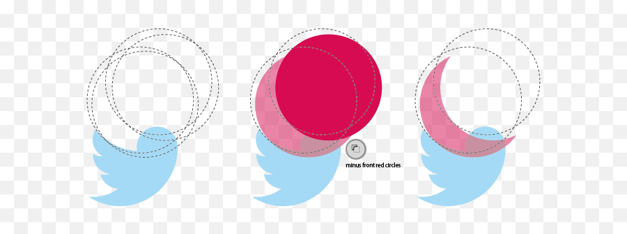 Twitter Icon Using Circle Shapes - Dot Emoji,Twitter Logo