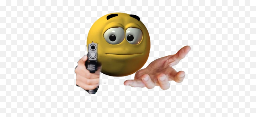 Emoji With Gun Blank Template - Aceptas Meme,Gun Emoji Png