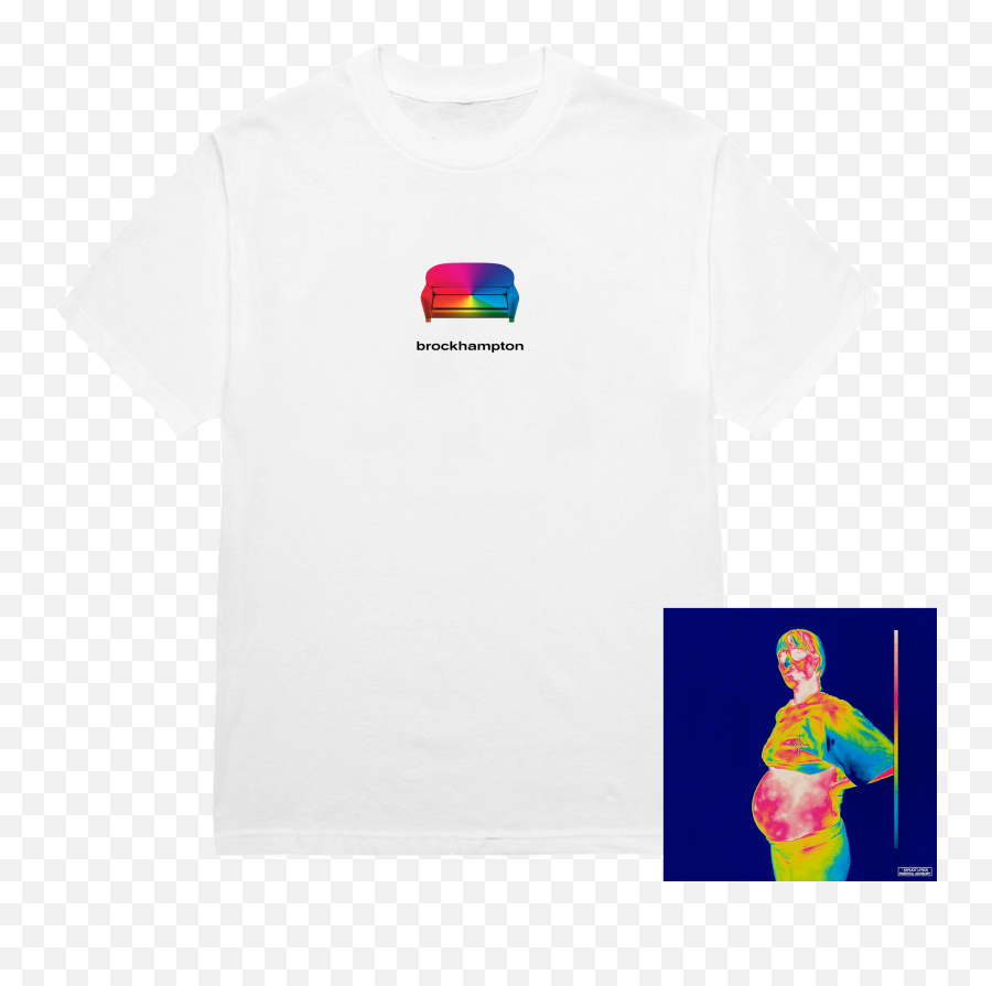 Mens Couch Tee From Brockhampton - Iridescence T Shirt Brockhampton Emoji,Brockhampton Logo