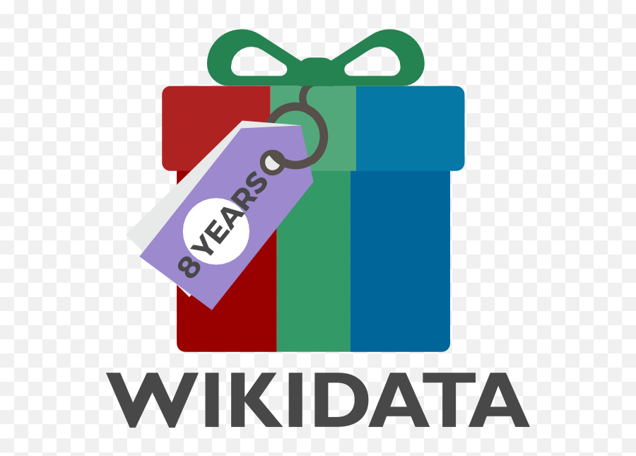 Wikidata Eighth Birthday Logo - Wikidata Emoji,Birthday Logo