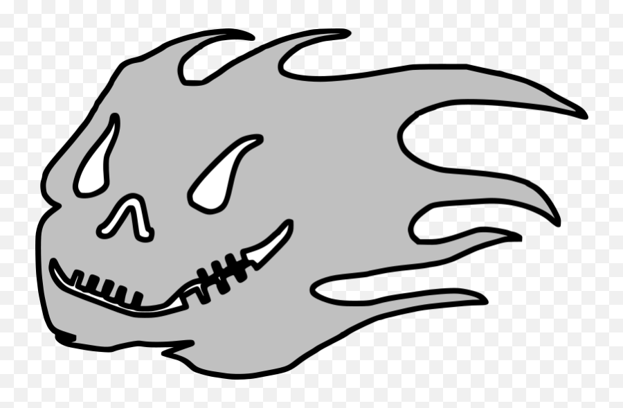 Free Clip Art Skull By Lakeside - Png Emoji,Skull Clipart Black And White