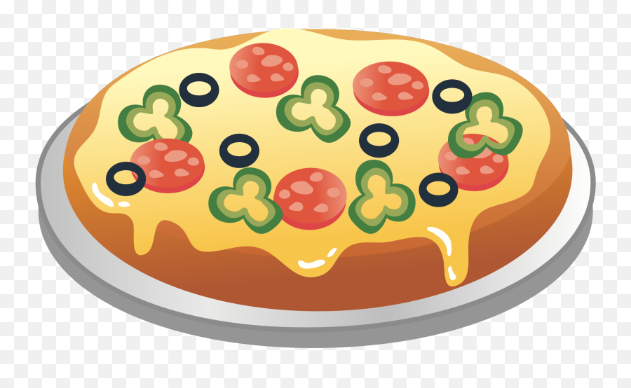 Circle Clipart Pizza Circle Pizza Transparent Free For - Pizza In A Plate Clipart Emoji,Pizza Clipart