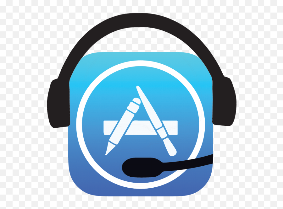 App Store Icon With A Customer Support Headset - Mac App Transparent Mac App Store Icon Emoji,App Store Png