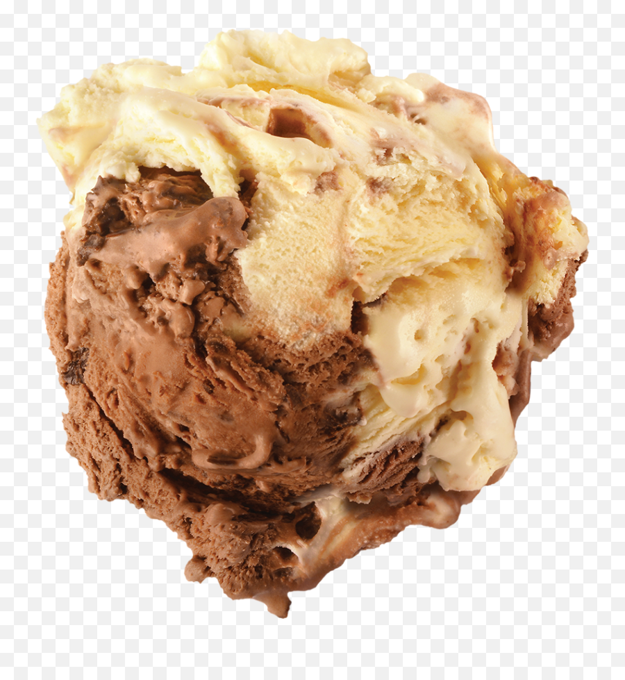 Chocolate Ice Cream Scoop - Chocolate Vanilla Ice Cream Hd Vanilla Chocolate Ice Cream Png Emoji,Ice Cream Scoop Png