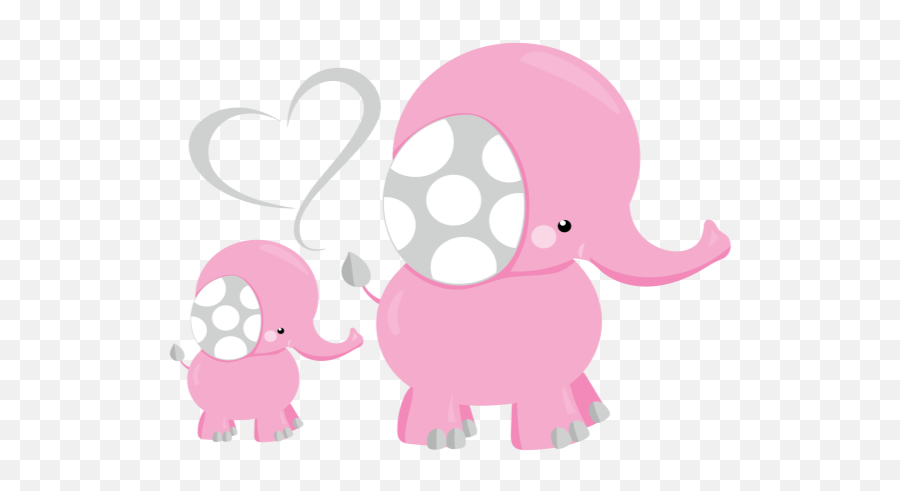 Download Previous - Pink Elephant Picture For Baby Shower Emoji,Baby Shower Png