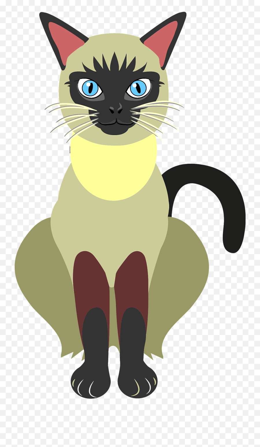 Siamese Cat Png Transparent Images Png All Emoji,Cat Clipart Transparent Background