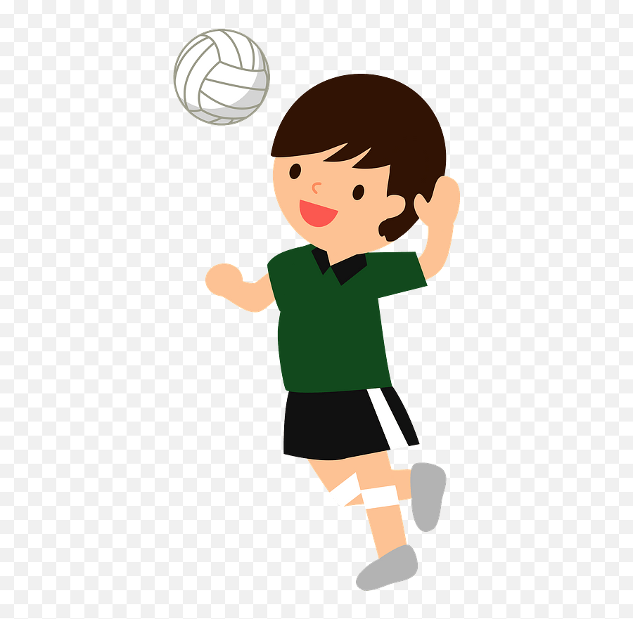 Volleyball Player Clipart Free Download Transparent Png Emoji,Female Volleyball Player Clipart