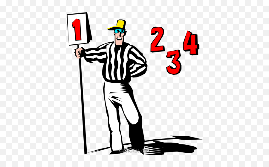 Cartoon Football Referee Royalty Free Vector Clip Art Emoji,Referee Png