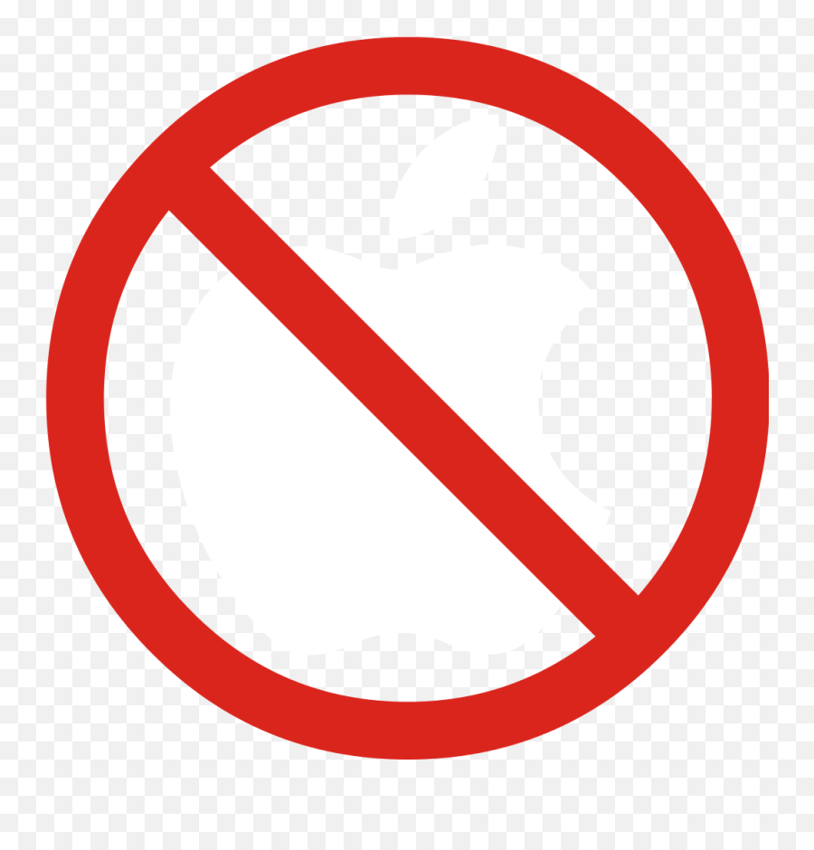 Fileapple Inc Prohibited - Whitesvg Wikipedia Emoji,Bitten Apple Png
